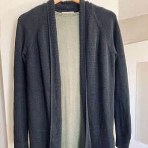 Banana Republic black knit cardigan